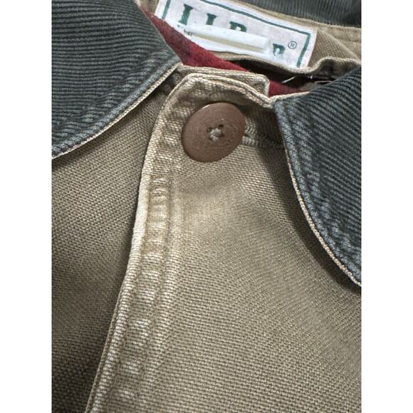 Vintage 80s L.L.Bean Chore Barn Coat Men’s L/XL Sun Faded Thrashed Distressed - Picture 2 of 16